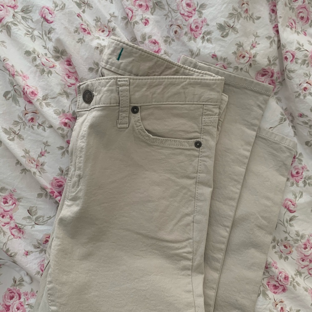 Beige Skinny Jeans